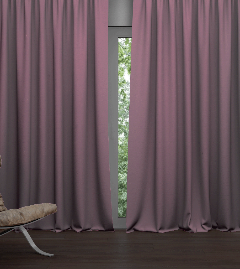 Blackout Işık Geçirmez Fon Perde Antrasit Renk Tek Kanat Düz %100 Karartma Güneşlik Sade100 x 250 200 x 250 - GÜL KURUSU