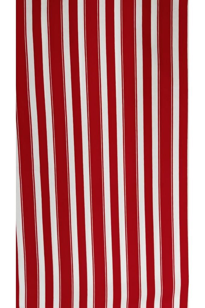 Balkon Perdesi Lüks 1.Sınıf Branda Kumaş EnxBoy Yağmur Geçirmez Kalın Bağcık Düğmeli Balkon Brandası 160 x 230 - Kırmızı Beyaz